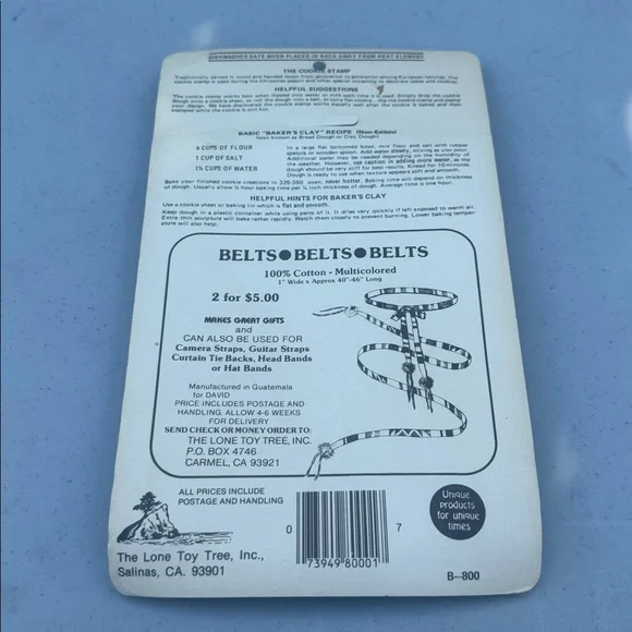 NOS Vintage Christmas Cookie Cutter Shape Snowman Candycane Star Holly Ornaments - Picture 2 of 3